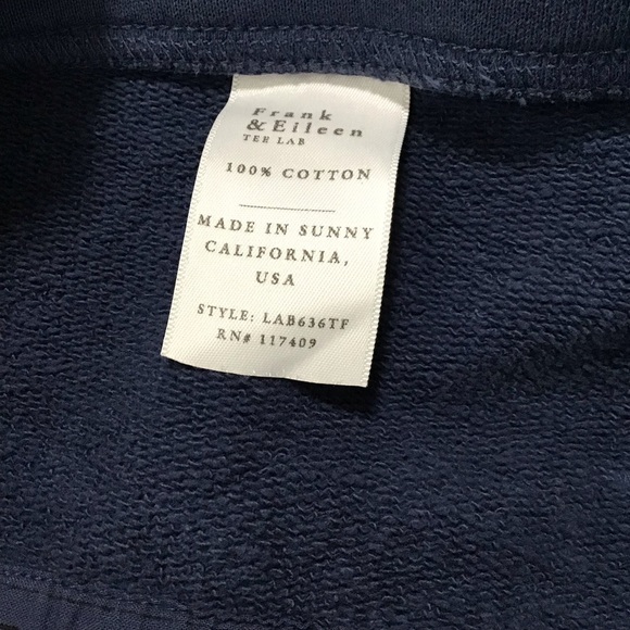 Frank & Eileen Eamon Jogger Pant in Blue Size Small. - Picture 9 of 12